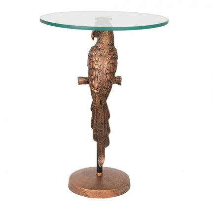 Side Table Parrot Copper Color