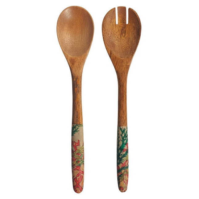 Wooden Spoon & Fork set - turtle