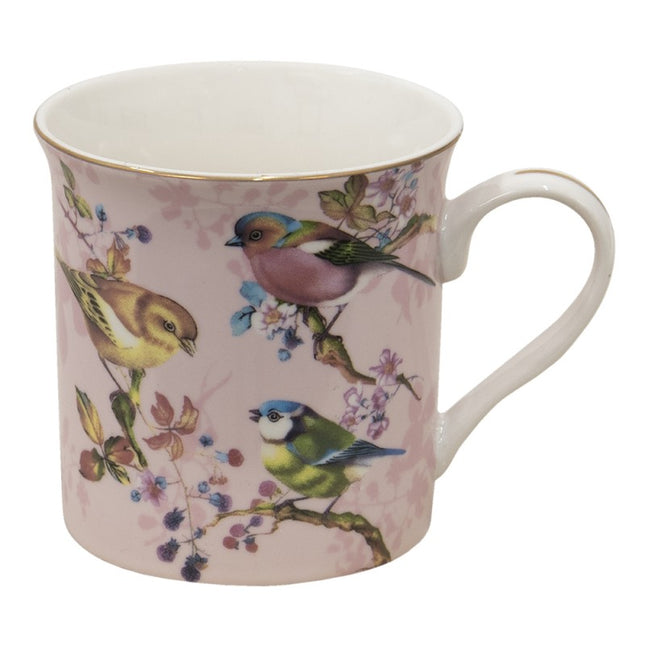 Mug Birds Pink 330 ml