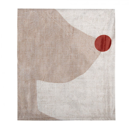 Beige Reindeer Blanket
