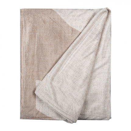 Beige Reindeer Blanket
