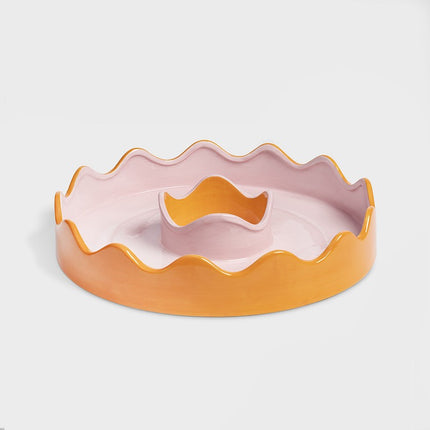 tray-wiggle-orange-pink-handpainted-dolomite-&k-underwater-collection