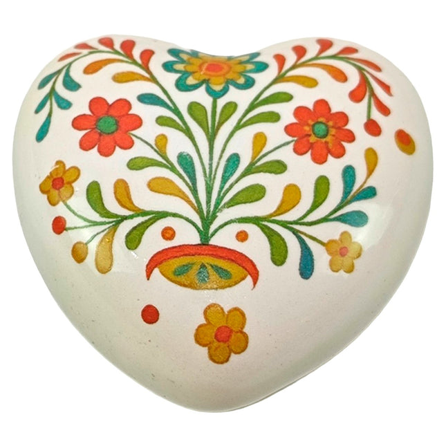 Ceramic flowers heart
