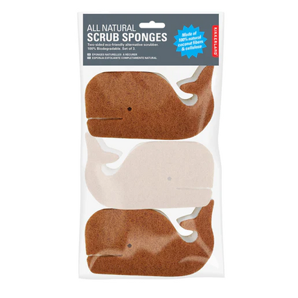 Whale Scrub Sponges