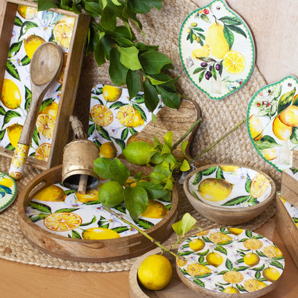 Wooden Lemon bowl