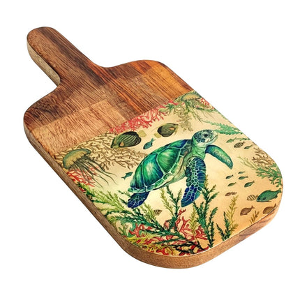 cutting board wood turtles