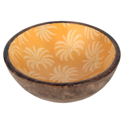 Plate large palm tree decoration