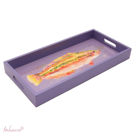 Tea towel Glow - fish art